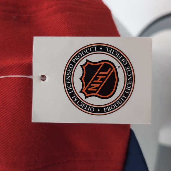 Starter| Vintage Blue and Red Montreal Canadians Sports Cap Green Brim - Picture 9 of 13